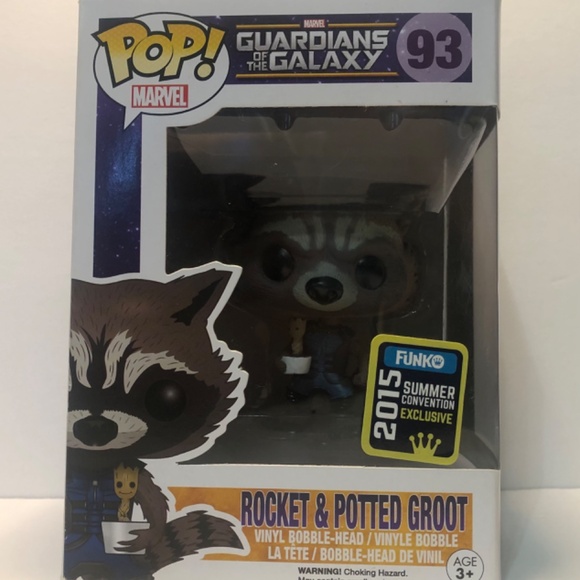 Funko Guardian of Galaxy 93 (Rocket Potted Grout) - Picture 2 of 12